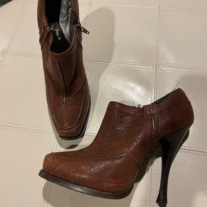 Brand New! Donna Karan Collection Ankle Bootie with Stiletto Heels